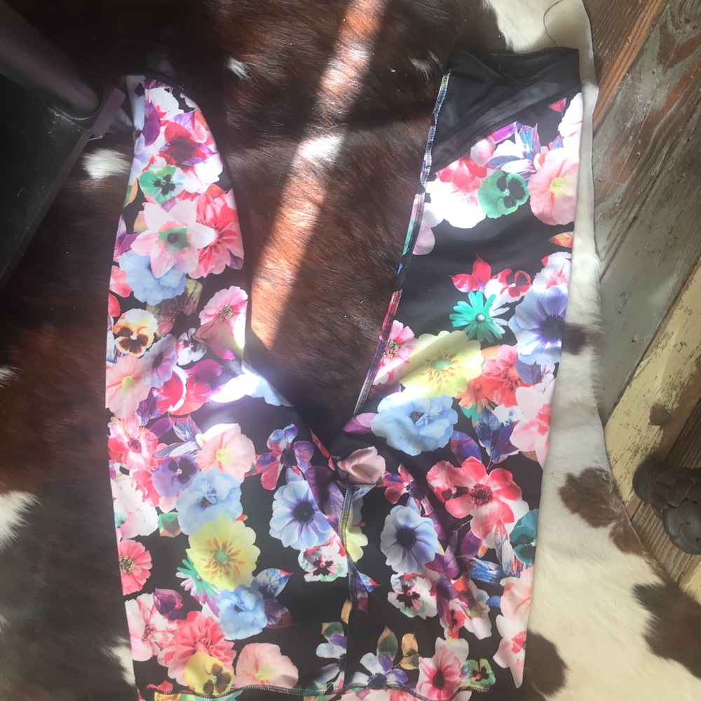 Floral print leggings